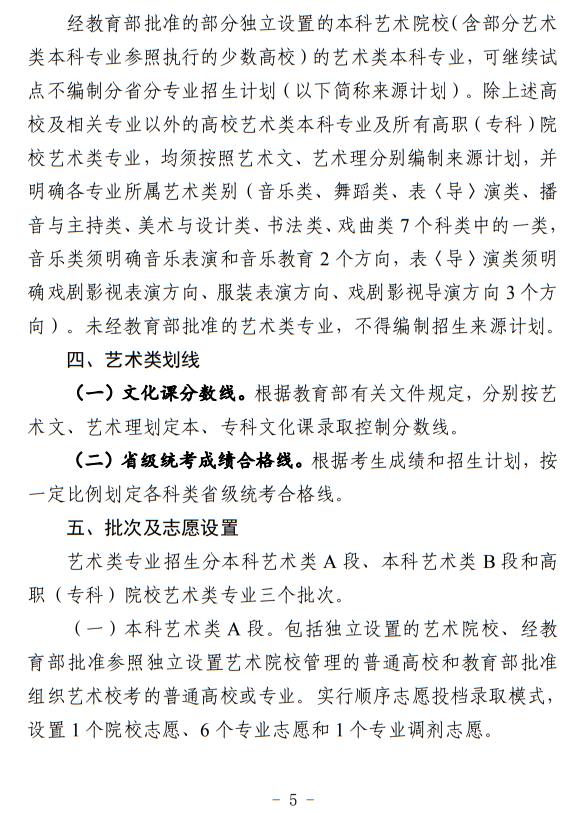 宁夏：关于做好我区2024年普通高等学校艺术类专业考试招生工作的通知