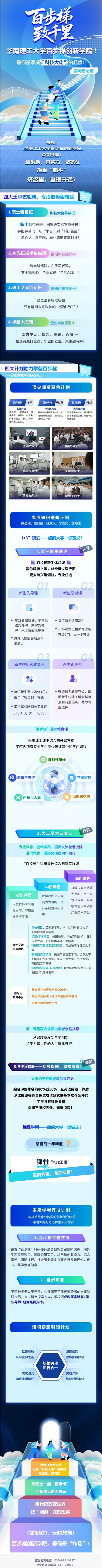 一图读懂华南理工大学百步梯创新学院