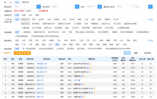 贵州省高考志愿填报辅助系统上线啦！